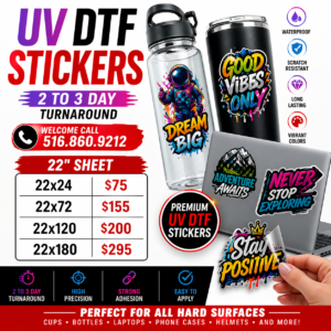 UV DTF STICKERS
