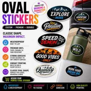 Oval Stickers