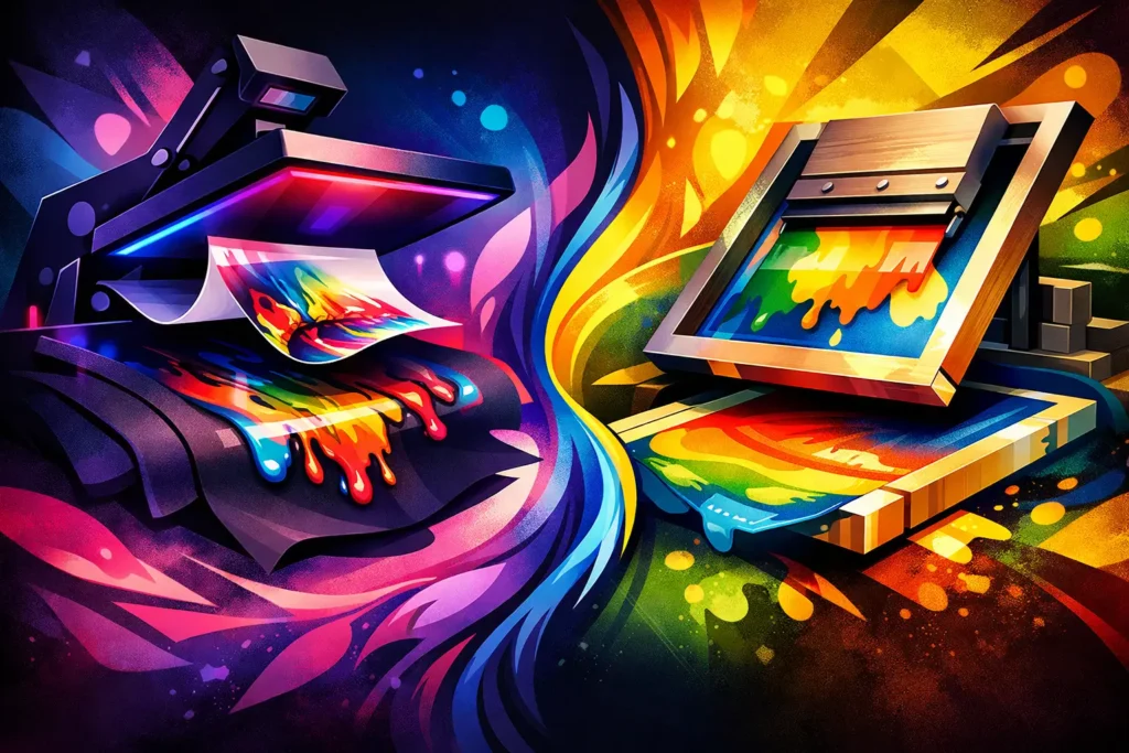 DTF vs Screen Printing: Which Fits Your Order?