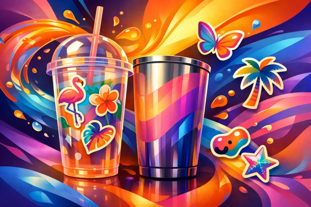 UV DTF Stickers for Cups That Actually Last