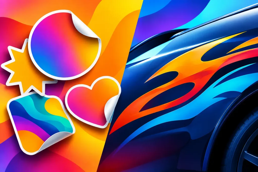 Stickers Versus Decals: What’s the Difference?